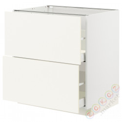 ⭐METOD / MAXIMERA⭐Sсstj 2fr/2в шу, белый/Vallstena белый, 80x60 cm⭐ИКЕА-29507169
