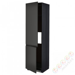 ⭐METOD⭐Шш н айс/проживающий 2Drz, черный/Upplöv матантрацит, 60x60x220 cm⭐ИКЕА-79495611