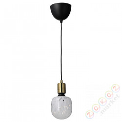 ⭐SKAFTET / MOLNART⭐Подвесной светильник сżarówką, латуньowане/w kшт.ałcт.е.rurki Белый/прозрачное стекло⭐ИКЕА-39494562