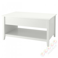 ⭐VITTERYD⭐Regulowany stolik kawowy, белый, 97 cm⭐ИКЕА-20530065