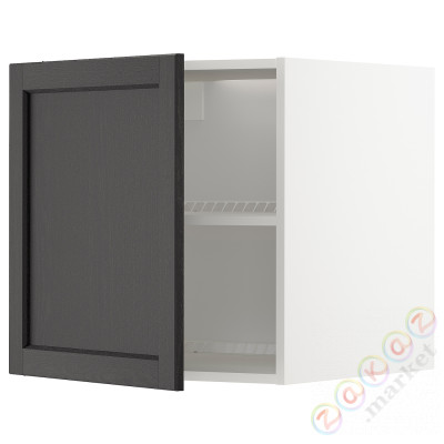 ⭐METOD⭐Верх для холодильника/морозильная камера, белый/Lerhyttan черный морилка, 60x60 cm⭐ИКЕА-09469130