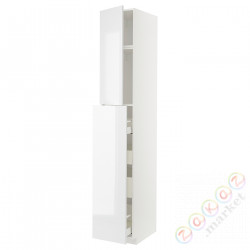 ⭐METOD / MAXIMERA⭐Sза wys сwys 1Drz/4шу, белый/Рингхульт белый, 40x60x240 cm⭐ИКЕА-19461770