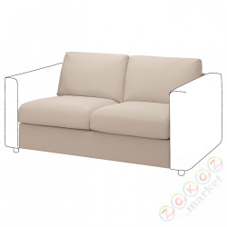 ⭐VIMLE⭐Покрытие раздела2-человекowej, Халларп бежевый⭐ИКЕА-10495859