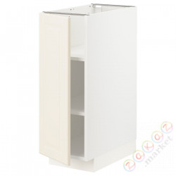 ⭐METOD⭐Кабинет ул./полки, белый/Bodbyn сливочный, 30x60 cm⭐ИКЕА-99470921