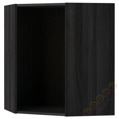 ⭐METOD⭐Корпус навесного углового шкафа, имитация черного дерева, 68x68x80 cm⭐ИКЕА-80205658