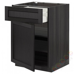 ⭐METOD / MAXIMERA⭐Кабинет stj/дверь, черный/Lerhyttan черный морилка, 60x60 cm⭐ИКЕА-69458930