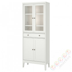 ⭐IDANAS⭐Высокий шкаф дверь стакан/1 ящикиa, белый, 81x39x211 cm⭐ИКЕА-10487840