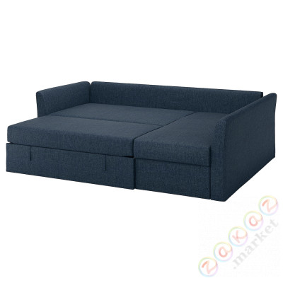 ⭐HOLMSUND⭐Угловой диван-кровать, Kilanda темно-синий⭐ИКЕА-49511293