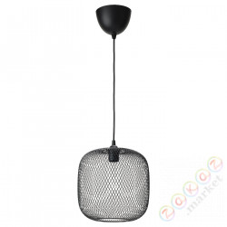 ⭐LUFTMASSA / HEMMA⭐Подвесной светильник, округлый/черный, 26 cm⭐ИКЕА-19335705