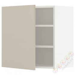 ⭐METOD⭐Навесной шкаф с полками, белый/Havstorp бежевый, 60x60 cm⭐ИКЕА-89462498