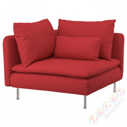 ⭐SODERHAMN⭐Угловая секция, Tonerud красный⭐ИКЕА-29514438