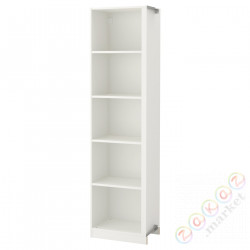 ⭐PAX⭐Dostawka угол 4 полки, белый, 53x35x201 cm⭐ИКЕА-40346938