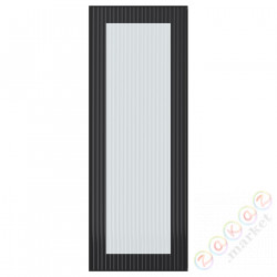 ⭐HEJSTA⭐Дверь стаканане, антрацит/стакан ryflowане, 30x80 cm⭐ИКЕА-10526634