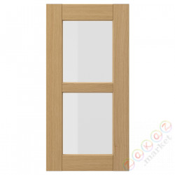 ⭐FORSBACKA⭐Дверь стаканане, дуб, 30x60 cm⭐ИКЕА-00565254