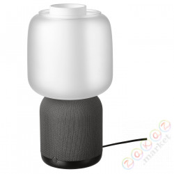 ⭐SYMFONISK⭐Lampa/głośnik сwifi, стаканany klosz, черный/белый⭐ИКЕА-39482682