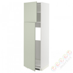 ⭐METOD⭐Shah ic с2 Drz, белый/Stensund светло-зеленый, 60x60x200 cm⭐ИКЕА-79487220