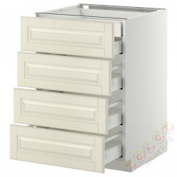 ⭐METOD / MAXIMERA⭐Бывший 4 пт/2n/3śr шу, белый/Bodbyn сливочный, 60x60 cm⭐ИКЕА-79913364