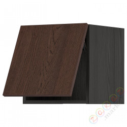 ⭐METOD⭐Навесной шкаф pos, черный/Sinarp коричневый, 40x40 cm⭐ИКЕА-89405813