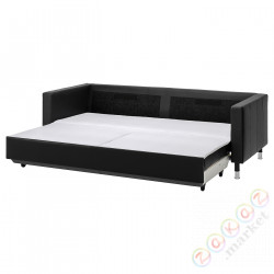 ⭐LANDSKRONA⭐Раскладывающийся диван3-человекowa, Бабушка/Бомстад черный/металл⭐ИКЕА-59489866