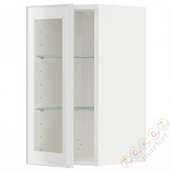 ⭐METOD⭐Шах половина/стакан Drz, белый/Hejsta белое прозрачное стекло, 30x60 cm⭐ИКЕА-09490626