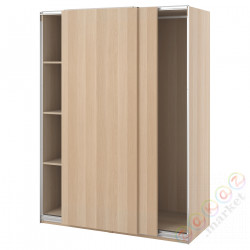 ⭐PAX / HASVIK⭐Гардероб, под беленый дуб/под беленый дуб, 150x66x201 cm⭐ИКЕА-49435968