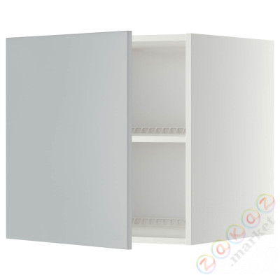 ⭐METOD⭐Верх для холодильника/морозильная камера, белый/Veddinge Серый, 60x60 cm⭐ИКЕА-59455418
