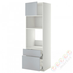 ⭐METOD / MAXIMERA⭐я шел/микр сDrz/2 шу, белый/Veddinge Серый, 60x60x200 cm⭐ИКЕА-59462640