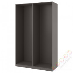 ⭐PAX⭐2 рамы шкафа, темно-серый, 150x58x236 cm⭐ИКЕА-59432177