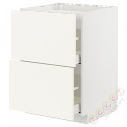 ⭐METOD / MAXIMERA⭐Ша ул/2fr/2шу, белый/Vallstena белый, 60x60 cm⭐ИКЕА-39507178