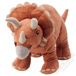 ⭐JATTELIK⭐Мягкая игрушка, динозавр/динозавр/трицератопс, 46 cm⭐ИКЕА-60471177