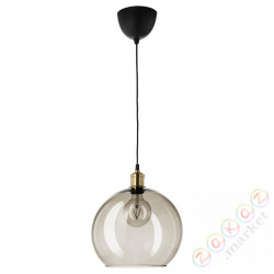 ⭐JAKOBSBYN / JALLBY⭐Подвесной светильник, тонированные стекла/латуньowане⭐ИКЕА-89388125