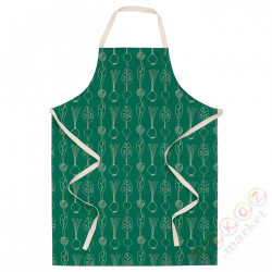 ⭐TORVFLY⭐Фартук, шаблон/зеленый, 68x90 cm⭐ИКЕА-90493069