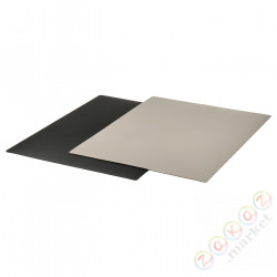 ⭐FINFORDELA⭐Разделочная доска, податливый, черный/ciemny серый-бежевый, 28x36 cm⭐ИКЕА-70556915