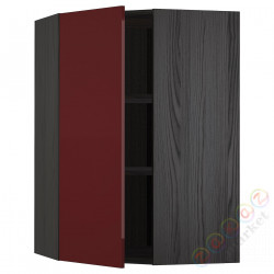 ⭐METOD⭐В половине случаев, черный калларп/темно-красно-коричневый блеск, 68x100 cm⭐ИКЕА-49327855