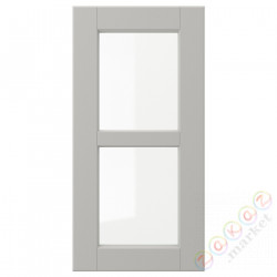 ⭐LERHYTTAN⭐Дверь стаканане, светло-серый, 30x60 cm⭐ИКЕА-20461509