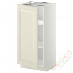 ⭐METOD⭐Кабинет ул./полки, белый/Bodbyn сливочный, 40x37 cm⭐ИКЕА-59463550