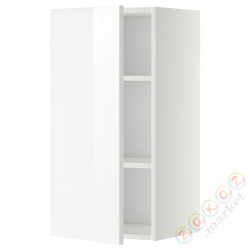 ⭐METOD⭐Навесной шкаф с полками, белый/Рингхульт белый, 40x80 cm⭐ИКЕА-29458395