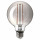 ⭐MOLNART⭐Żarówka LED E27 120 люмен, серый прозрачный стеклянный шар, 95 mm⭐ИКЕА-40513569