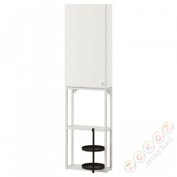 ⭐ENHET⭐Книжный шкаф, белый, 40x17x150 cm⭐ИКЕА-79331498