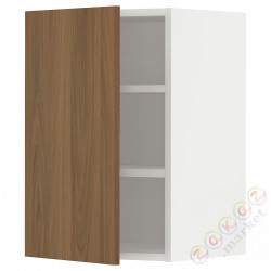 ⭐METOD⭐Навесной шкаф с полками, белый/Tistorp подражаниеacja коричневыйowego орехa, 40x60 cm⭐ИКЕА-79519886