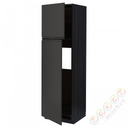 ⭐METOD⭐Shah ic с2 Drz, черный/Upplöv матантрацит, 60x60x200 cm⭐ИКЕА-39495340