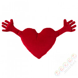 ⭐FAMNIG HJARTA⭐Подушка, красный, 40x101 cm⭐ИКЕА-27470460