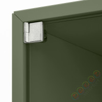 ⭐EKET⭐настенный шкаф/стакан дверь, серо-зеленый, 35x25x35 cm⭐ИКЕА-89533009