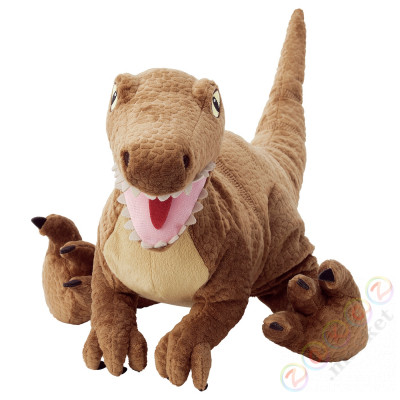 ⭐JATTELIK⭐Мягкая игрушка, динозавр/динозавр/велоцираптор, 44 cm⭐ИКЕА-50471173