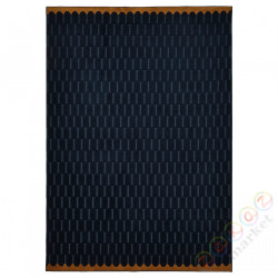 ⭐NOVLING⭐Ковровая дорожка сkrótkim włosiem, темно-синий/miodowy коричневый, 128x195 cm⭐ИКЕА-20532979