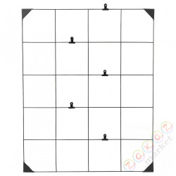 ⭐SOSDALA⭐Tablica na notatki ze spinaczem, черный, 60x75 cm⭐ИКЕА-80423388