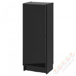 ⭐BILLY / HOGBO⭐Комбинация regałowa стаканане дверь, черныйподражание. дуб/черный, 40x30x106 cm⭐ИКЕА-29494548