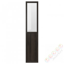 ⭐OXBERG⭐Drzв и панелями/стаканане, темно коричневый подражание. дуб, 40x192 cm⭐ИКЕА-40492901