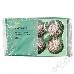 ⭐KAFFEREP⭐Овсяное печенье с какао и кокосом, certyfikowане Rainforest Alliance, 240 g⭐ИКЕА-00524391