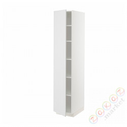 ⭐METOD⭐Высокий шкаф/полки, белый/Stensund белый, 40x60x200 cm⭐ИКЕА-69463168